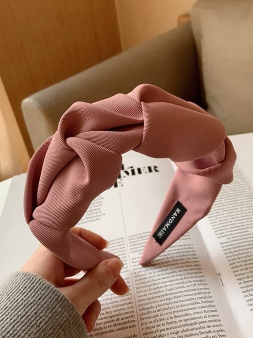 Han-Fen-Vintage-fabric-Wide-pleated-Hair-Barrette-Multi-Color-Optional